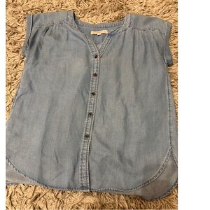 Loft Chambray Dolman Oversized Everyday Shirt